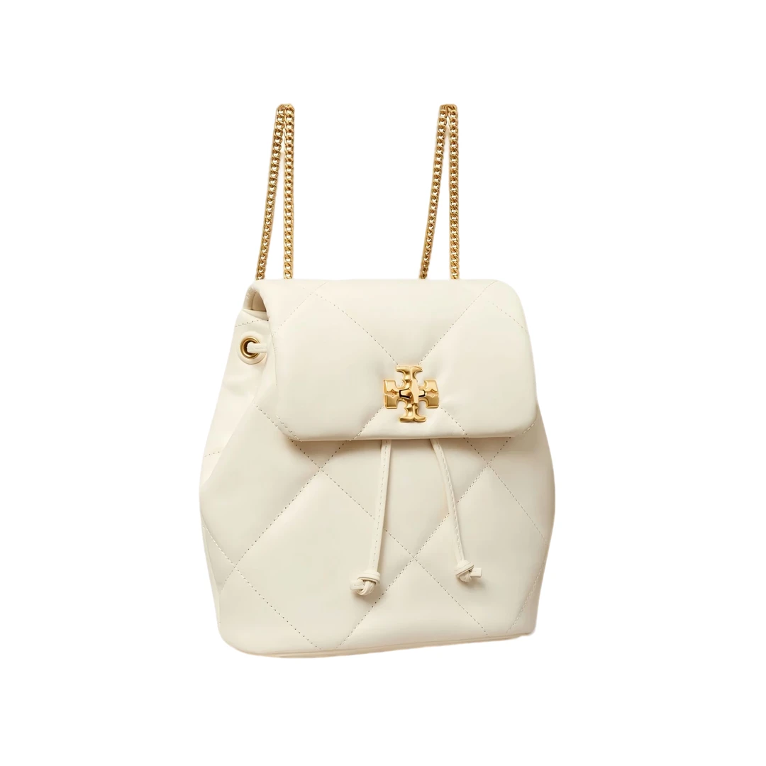 未使用 TORY BURCH/汤丽柏琦 Kira链条肩带双肩包 170485-100