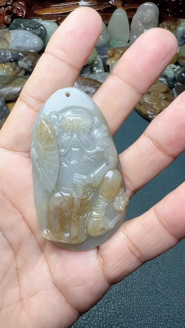 未镶嵌和田玉把件-