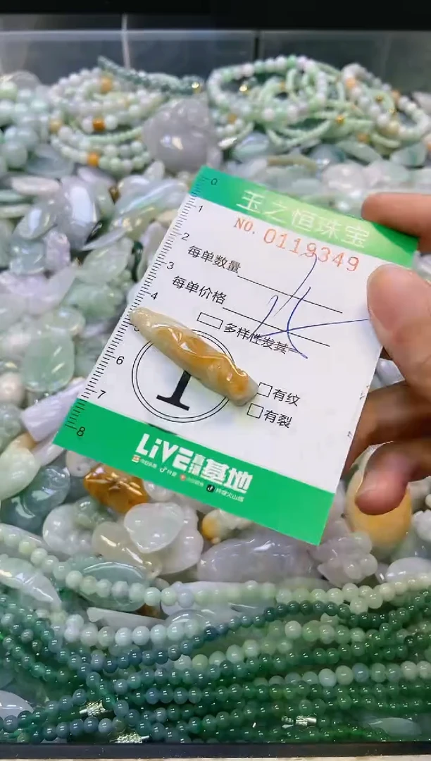 翡翠未镶嵌颈饰闪购0119349
