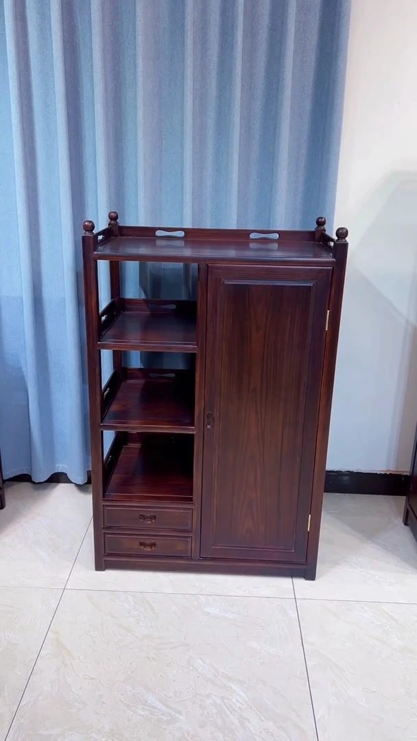 黑酸枝木类成套家具衣柜