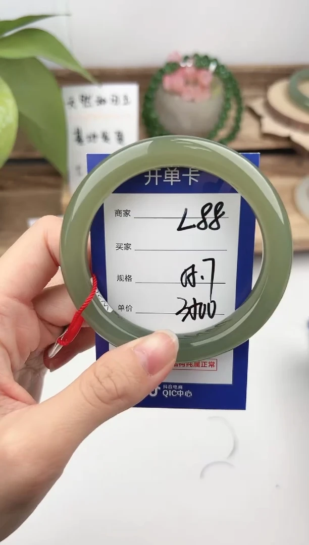 未镶嵌手镯和田玉微色差L88