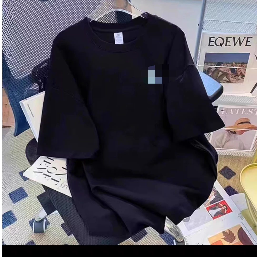 圆领夏季短袖宽松春夏半袖机能风极简风---007