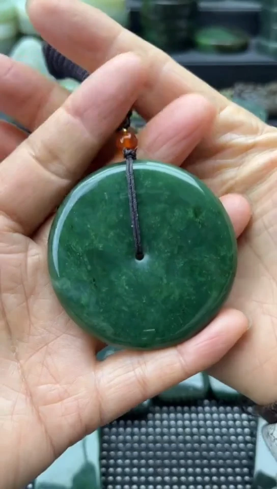 未镶嵌和田玉珠宝半成品扣子