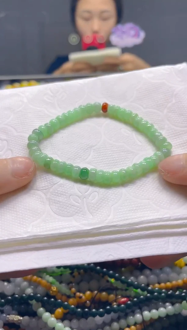 颈饰未镶嵌翡翠5MM