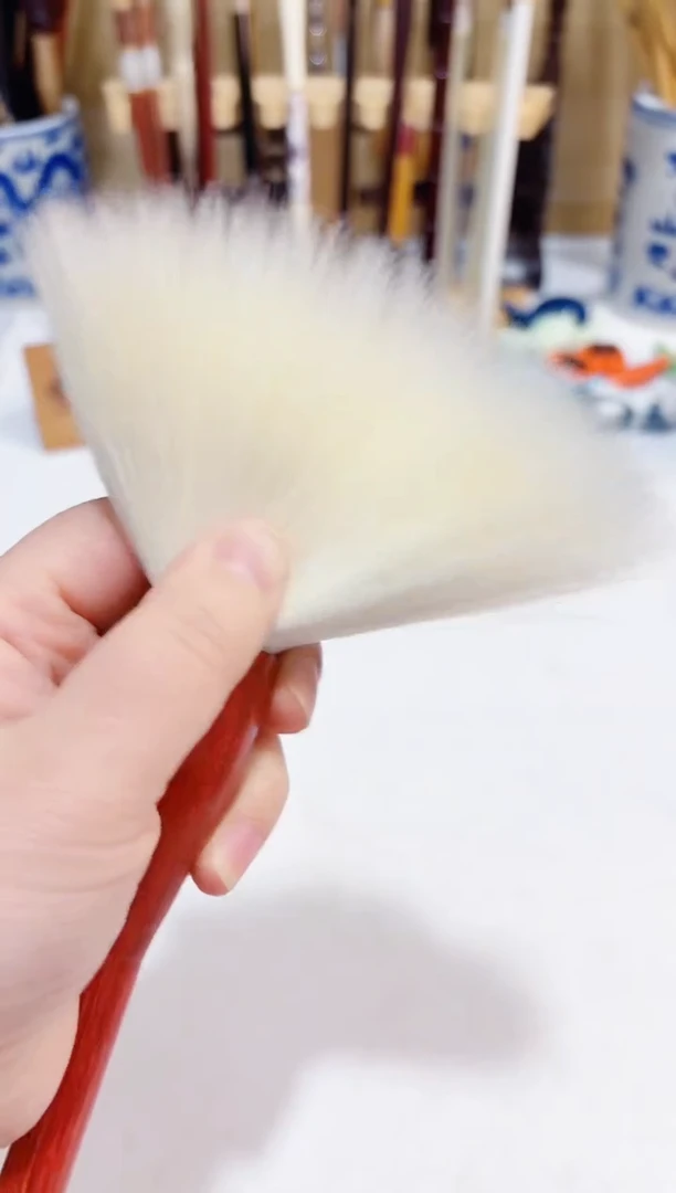 红檀大羊毫毛笔1支