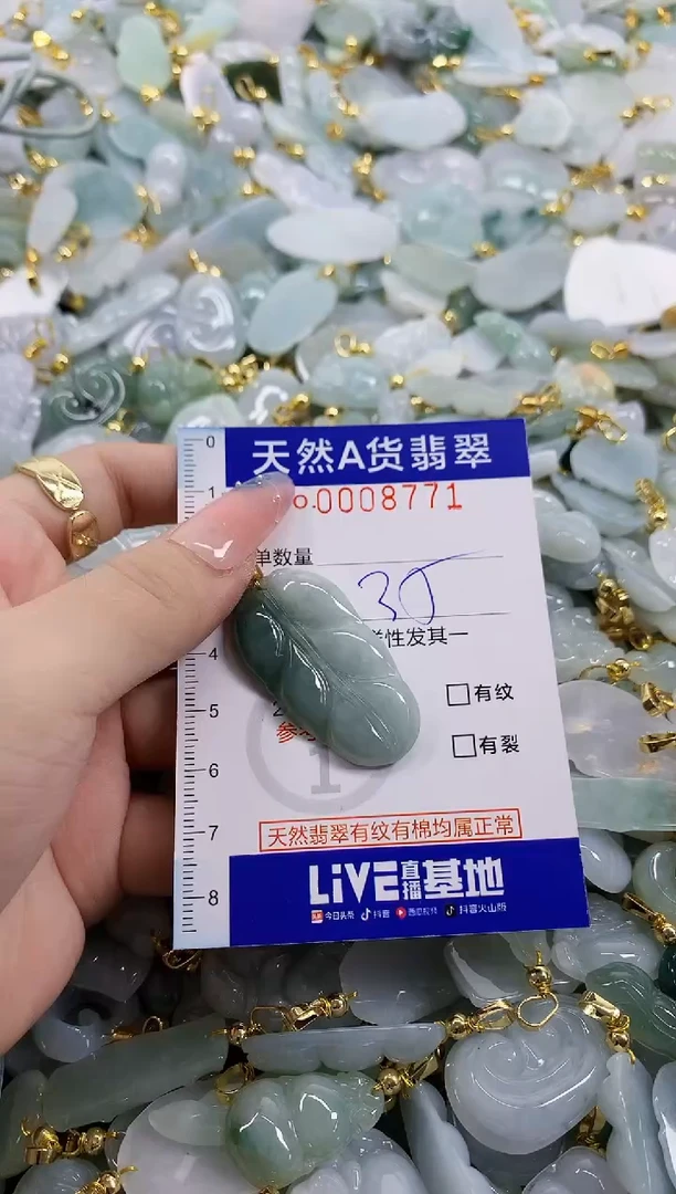 颈饰未镶嵌翡翠天然A货翡翠