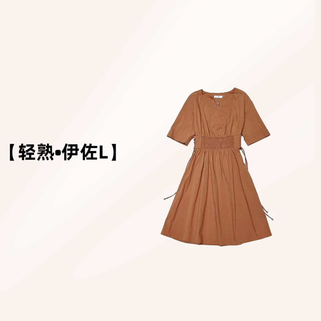 【轻熟•伊佐L】NN1027新款连衣裙气质时尚休闲百搭
