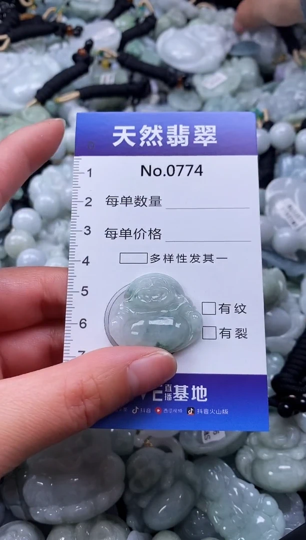 【闪购商品】翡翠颈饰未镶嵌缅甸A货翡翠0774