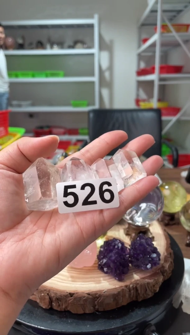 未镶嵌水晶大型摆件(非配饰)白水晶柱子多样性发其一526