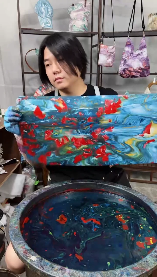122非遗大漆漂漆鼠标垫