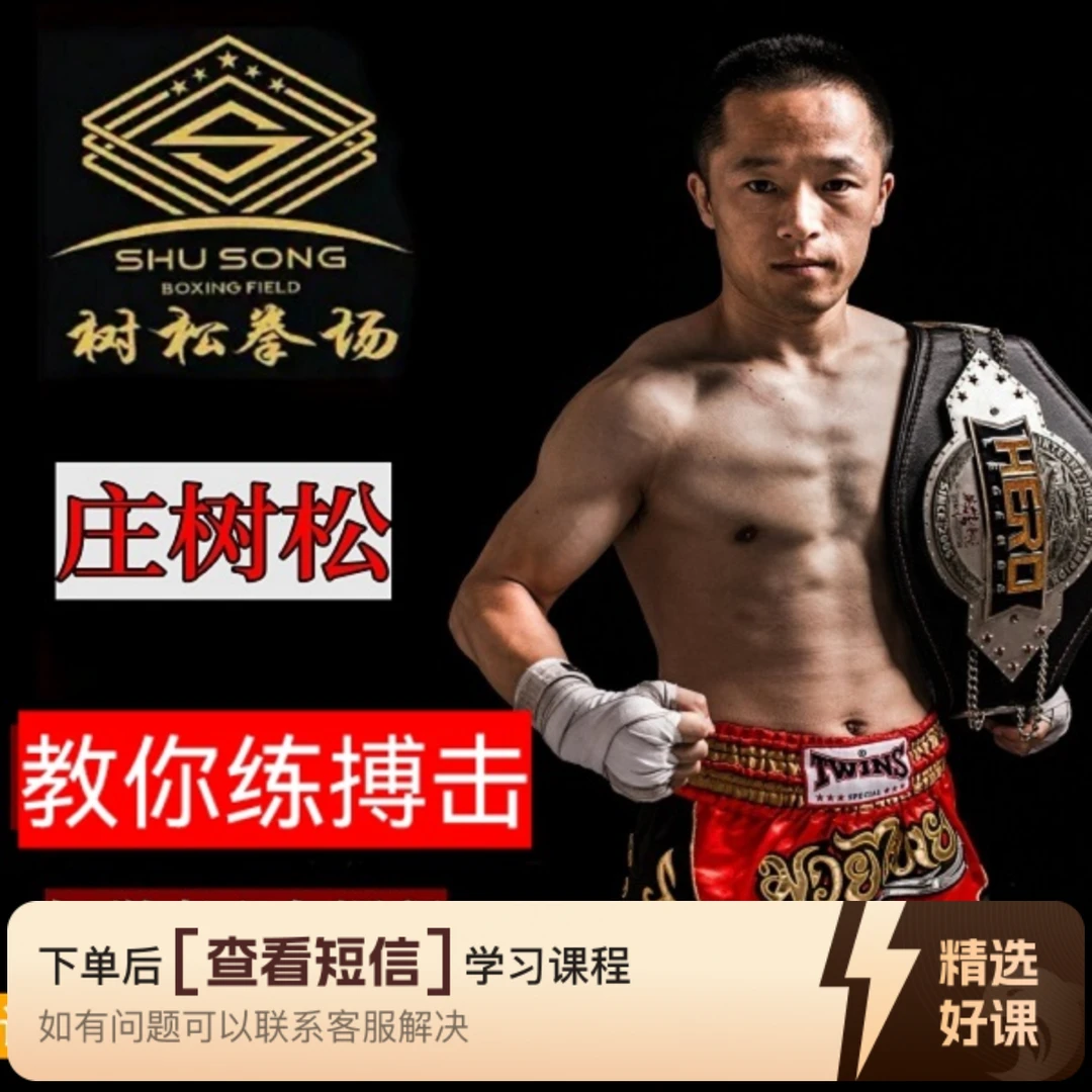 庄树松搏击私教（118节课）800分钟（留意短信解锁课程）