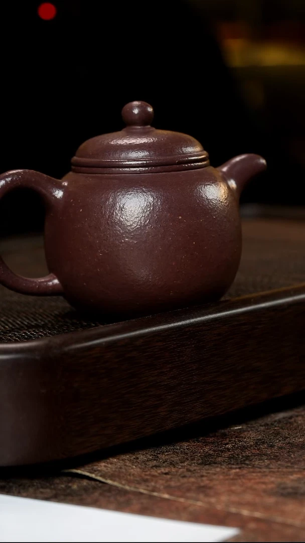 宜兴紫砂潭碧砂匏樽