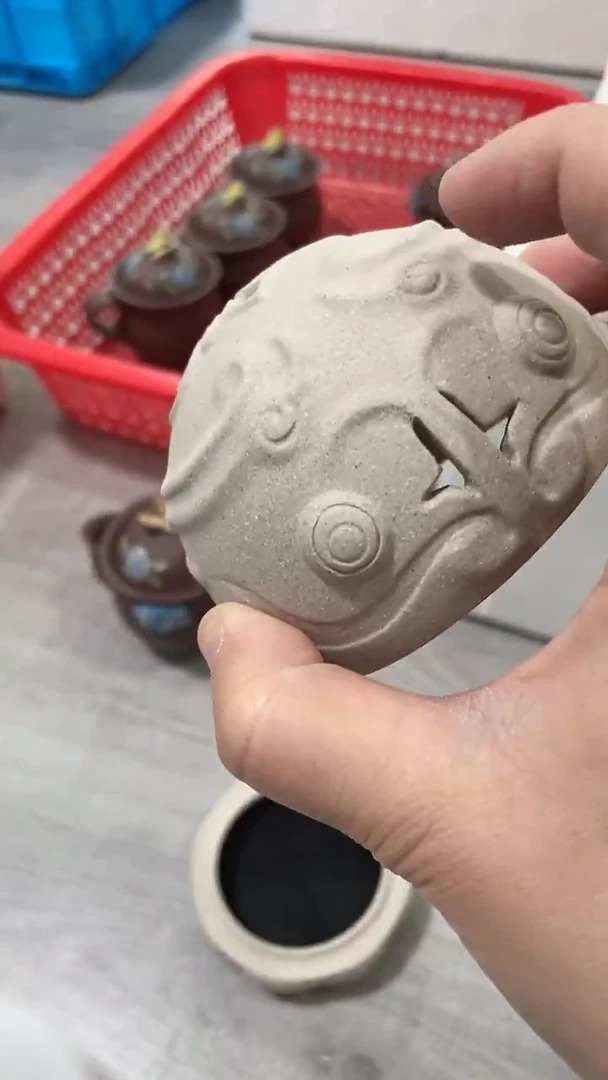 茶壶紫砂白玉段香炉