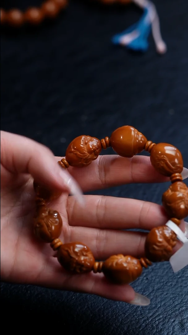 手串/手链橄榄核闲**鹤橄榄核