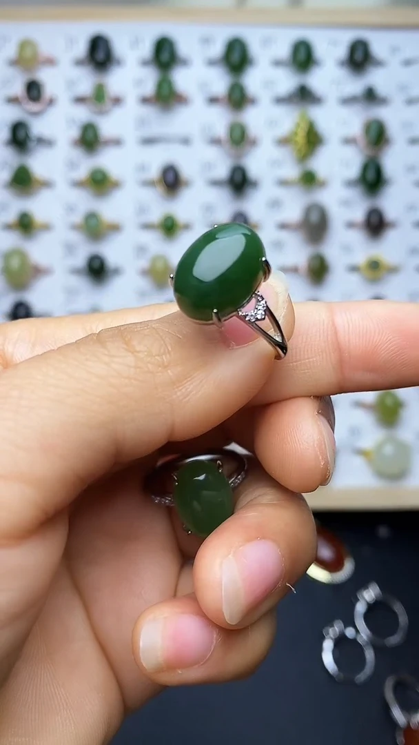 【闪购商品】和田玉戒指未镶嵌1