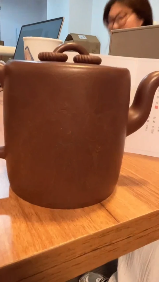 茶壶紫砂紫砂壶叶青峰TC20039五方文帝双圈壶