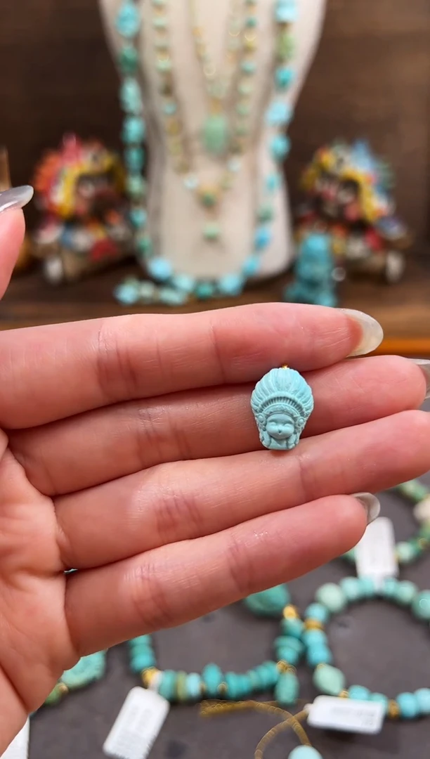 绿松石未镶嵌配饰绿松石配饰