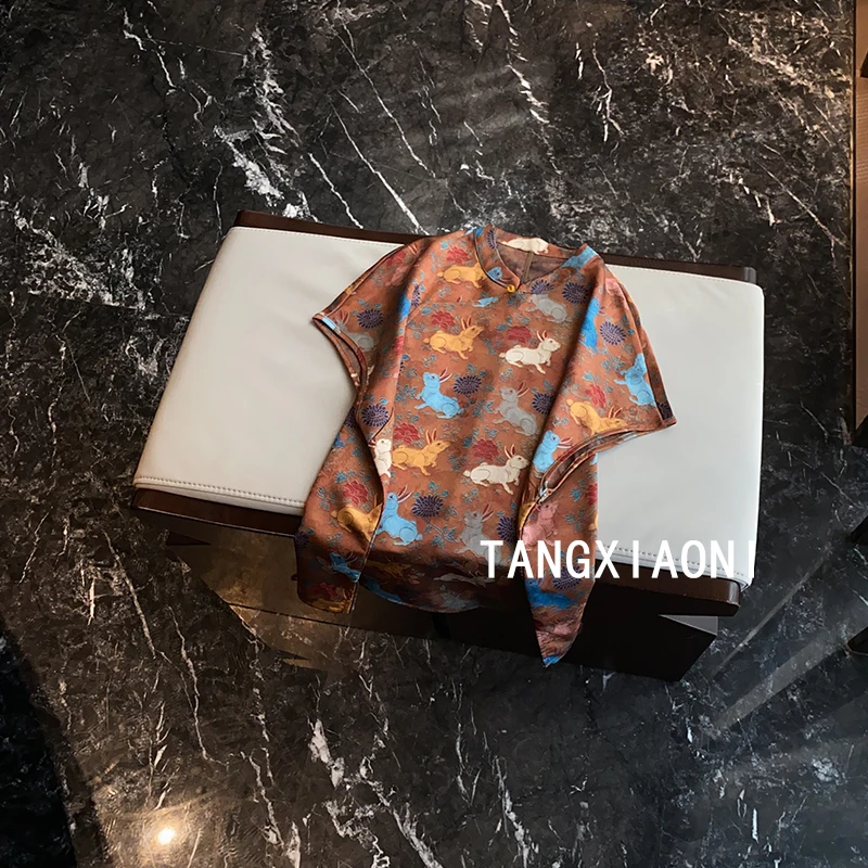 2店 订单出 【咖彩兔】盘扣上衣