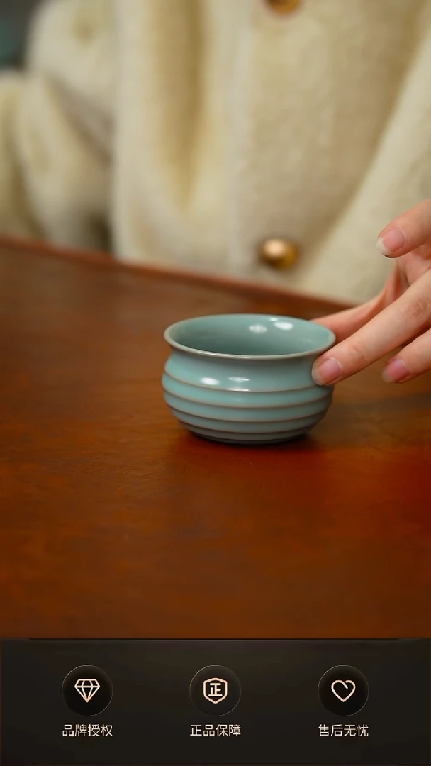 一级仿古支钉螺纹杯