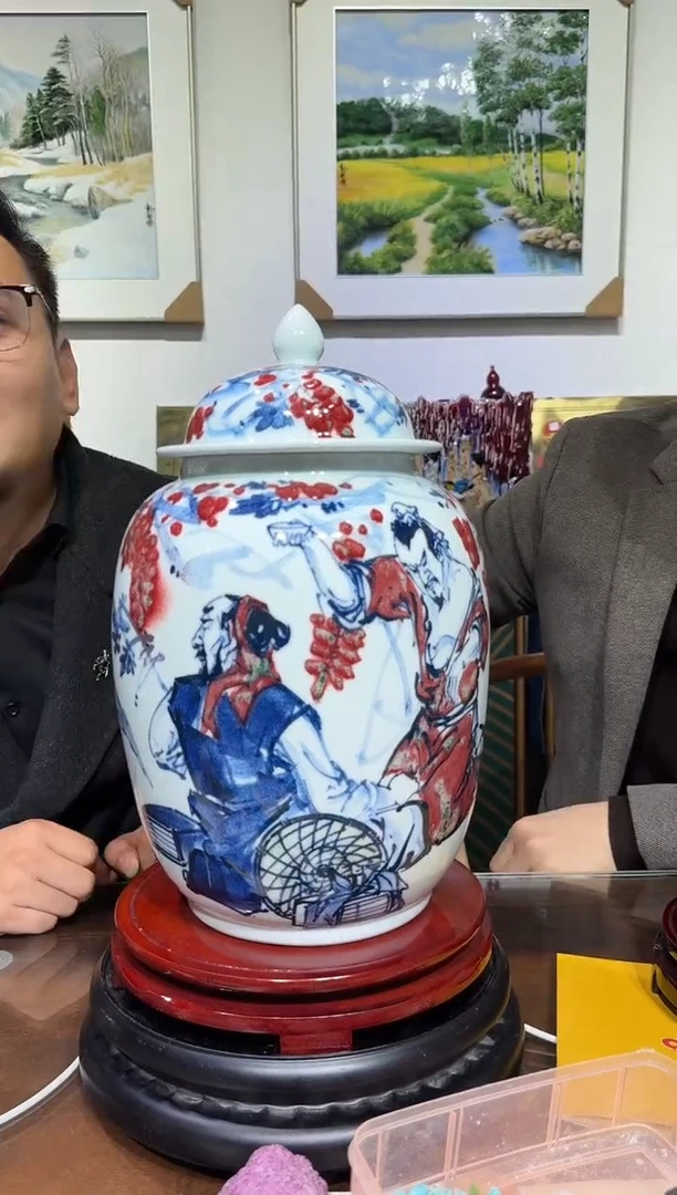 摆件陶郭晋陶瓷流水-41