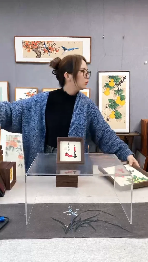 【闪购商品】国画5寸-小摆台作品-光明