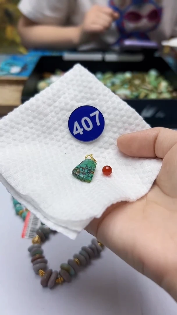 玛瑙/玉髓吊坠银S925镶嵌407随机发