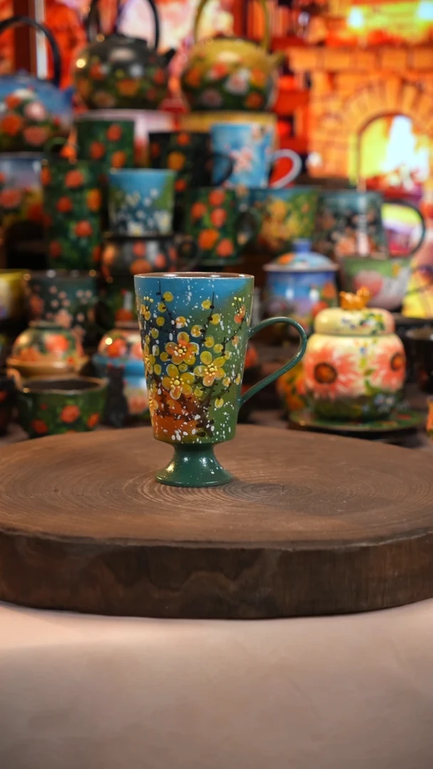 油画   釉下彩   杯子