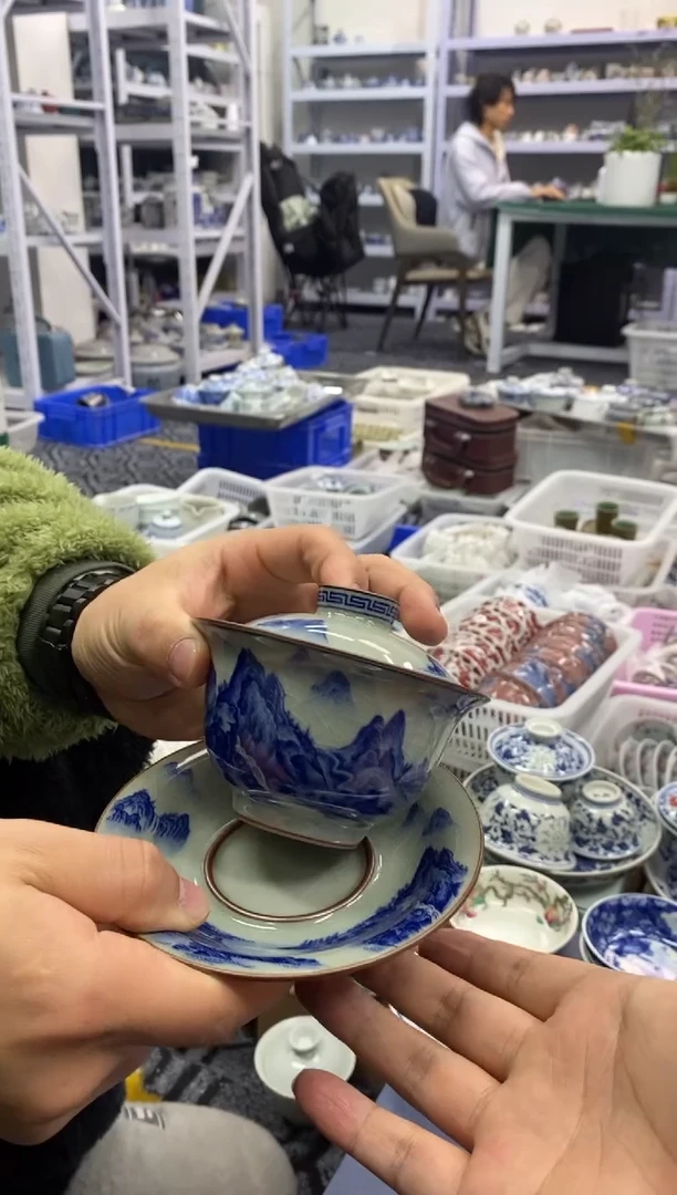 摆件陶景德陶瓷茶具容量约150