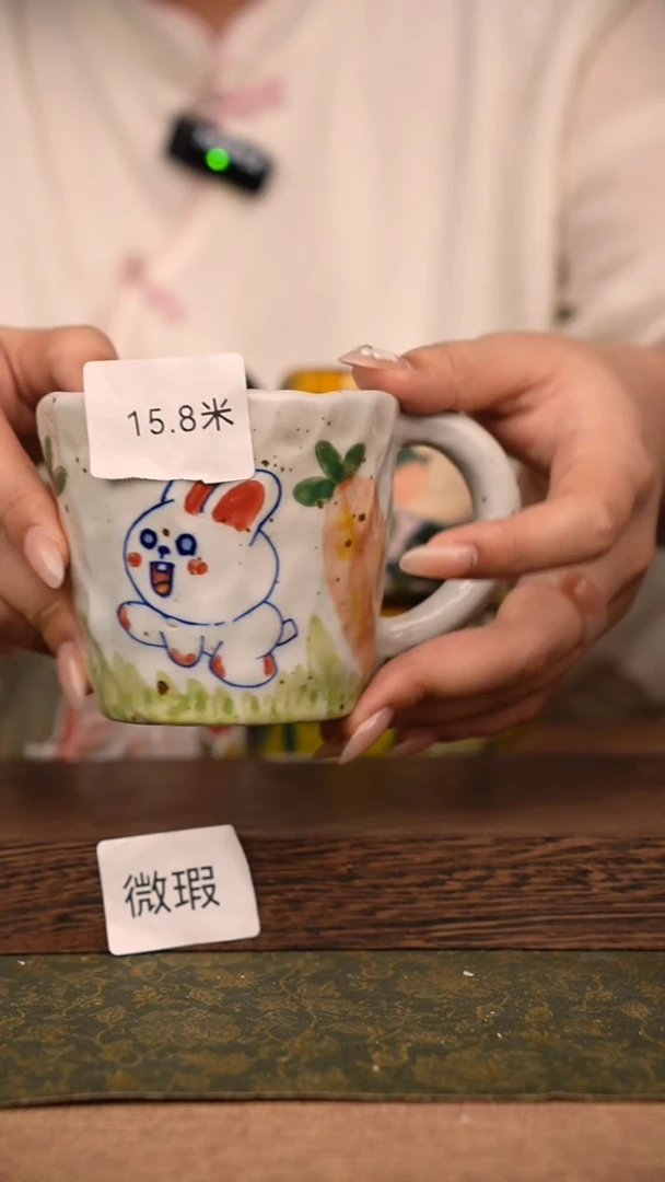 摆件泥垚手作 景德镇手工手绘器物