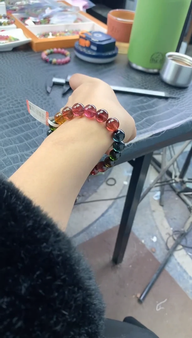 未镶嵌手串碧玺多样性发一条
