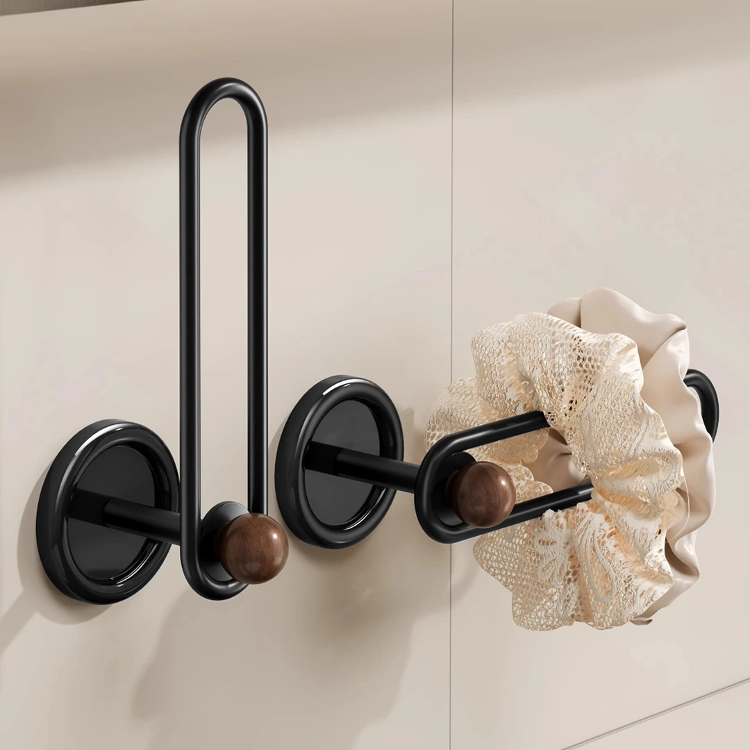 百年正和中古风发圈发箍收纳挂钩免打孔壁挂皮筋头绳粘钩卫生间