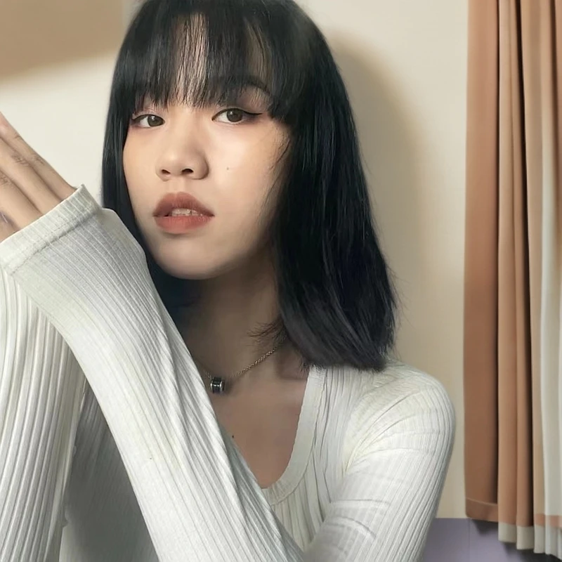 媛媛-影儿-1号【】薄款圆领简约女装上衣