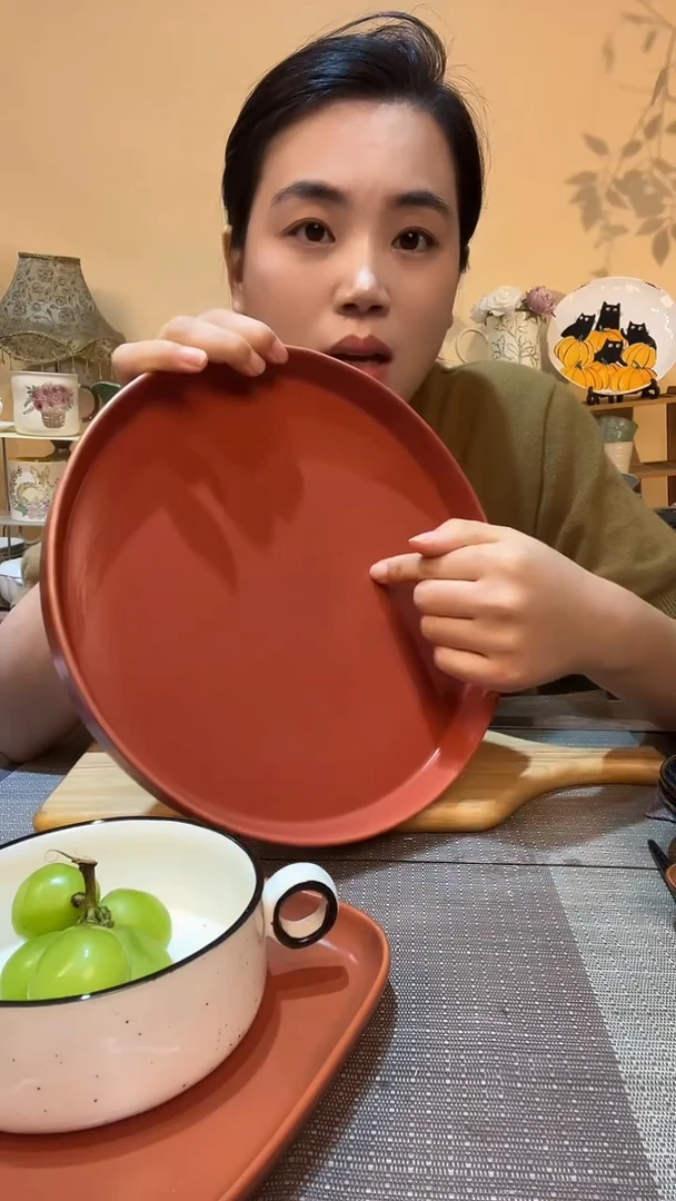 瓷片10.5英寸深盘 微瑕介意勿拍