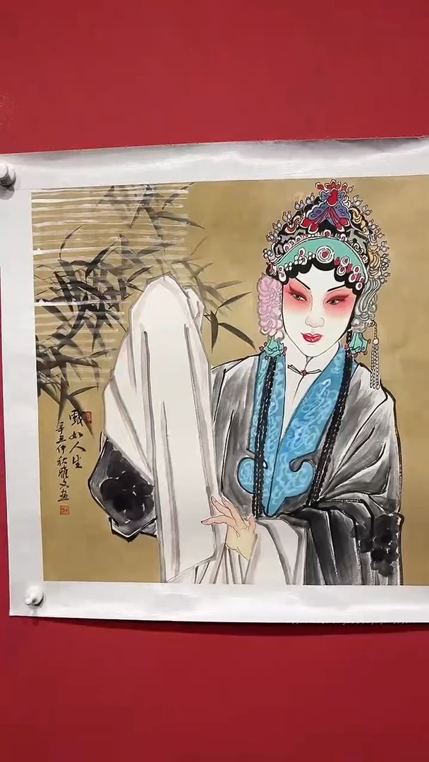 国画郑雅文-4平尺-国画