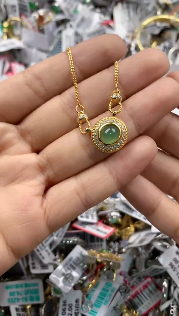 银S925镶嵌戒指翡翠8888----7