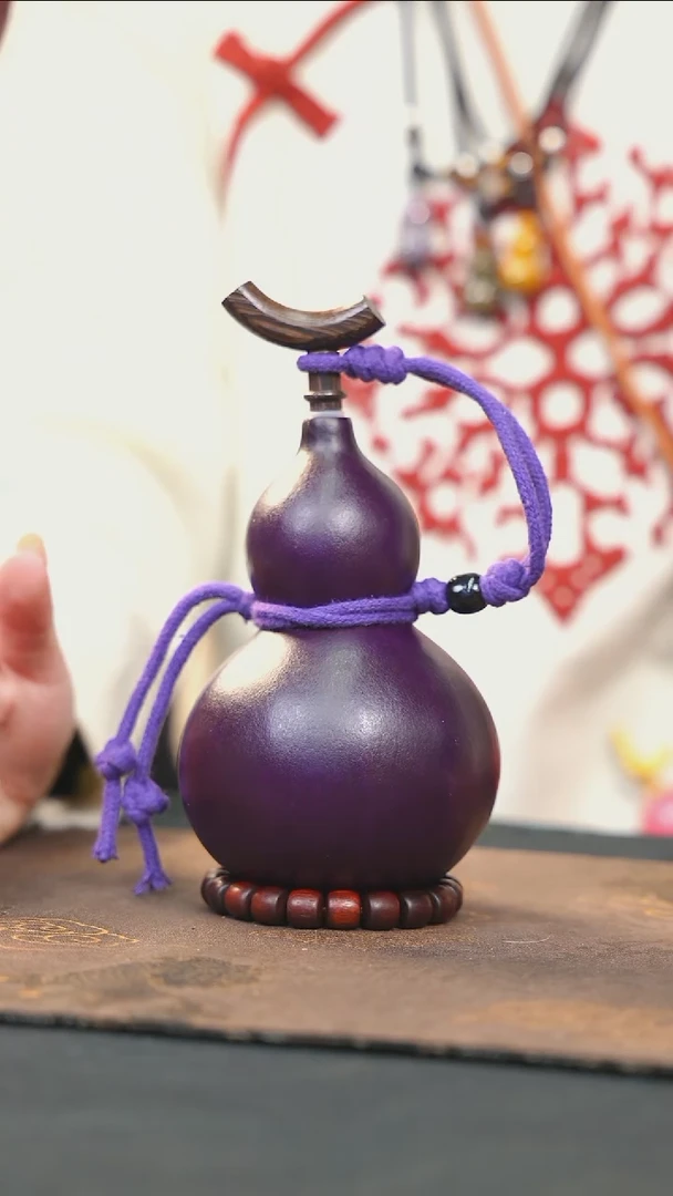【闪购商品】RZ177大漆酒葫芦不包手串及旋转底座