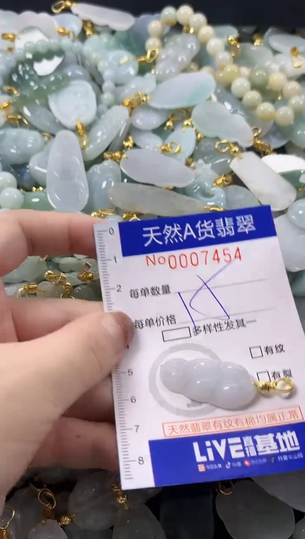 颈饰未镶嵌翡翠天然A货翡翠