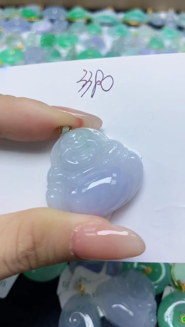 翡翠未镶嵌颈饰天然缅甸翡翠A货