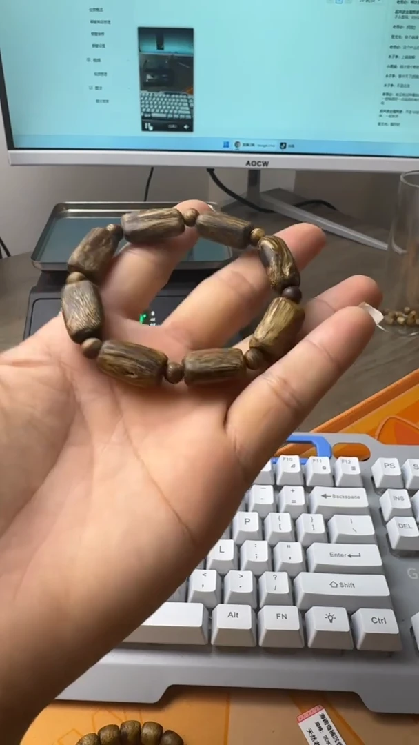 【闪购商品】沉香手串海南奇楠沉香随行单圈沉水浮