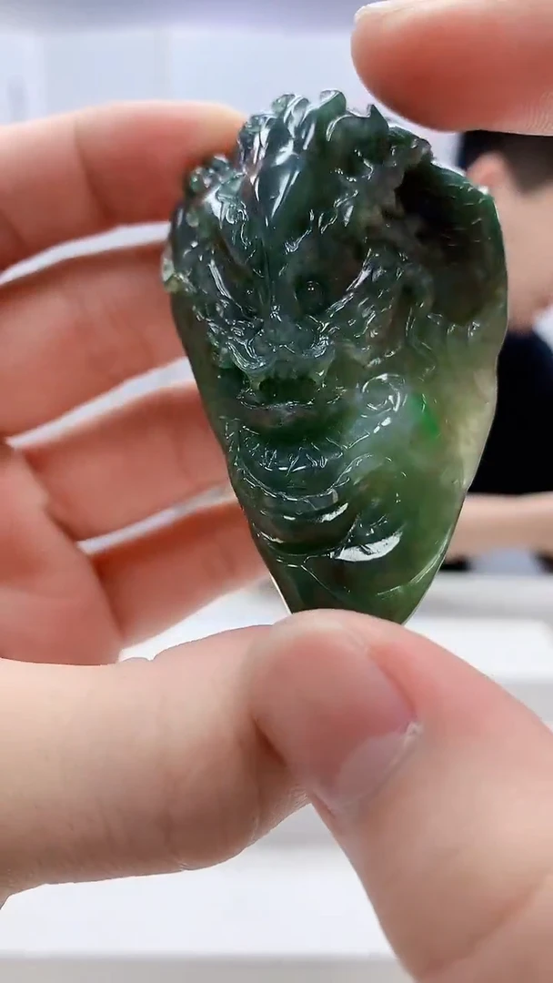 定制翡翠未镶嵌4868bb-毛货挂件24