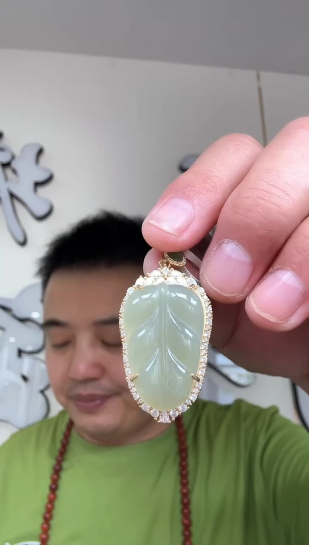 和田玉银S925镶嵌吊坠(不含链)一个 多样性发1件