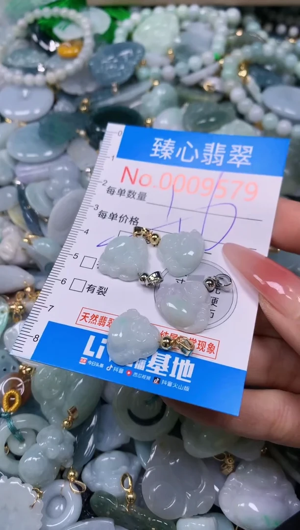 【闪购商品】翡翠颈饰未镶嵌含绳0009579