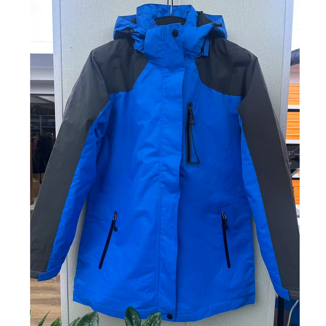 【特伦布朗】户外蓝羽绒冲锋衣