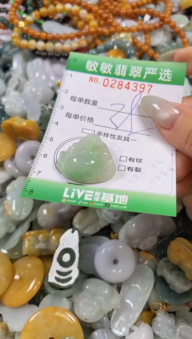 翡翠未镶嵌颈饰闪购0284397