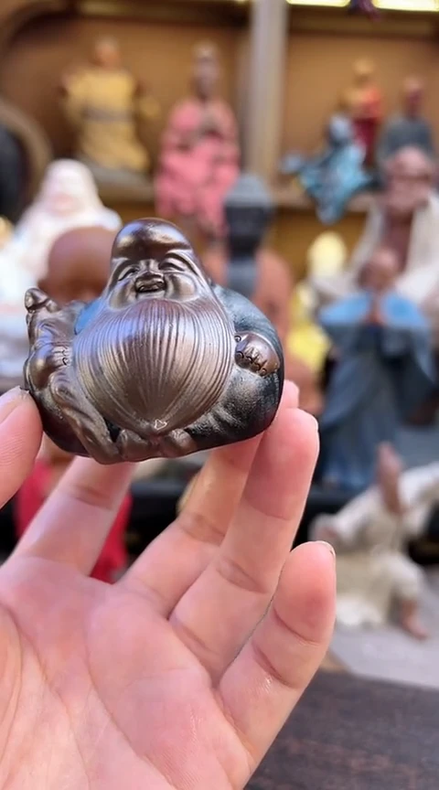 紫砂茶宠器闵茶宠摆件