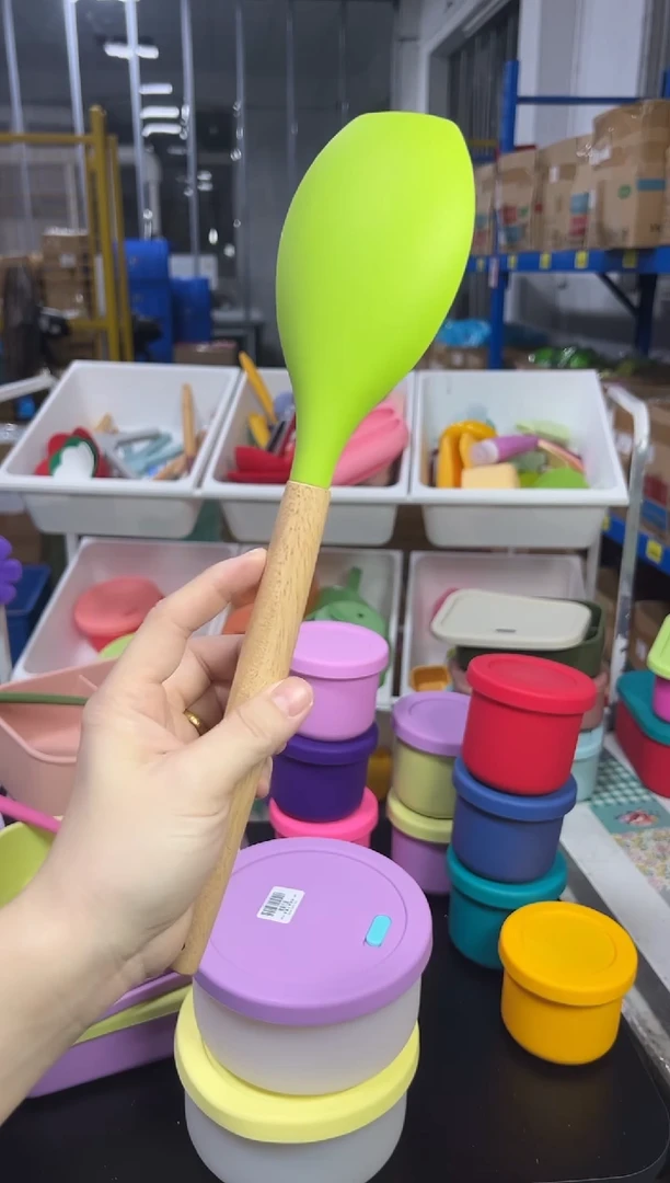 硅胶绿色1-CJ9A沙律勺