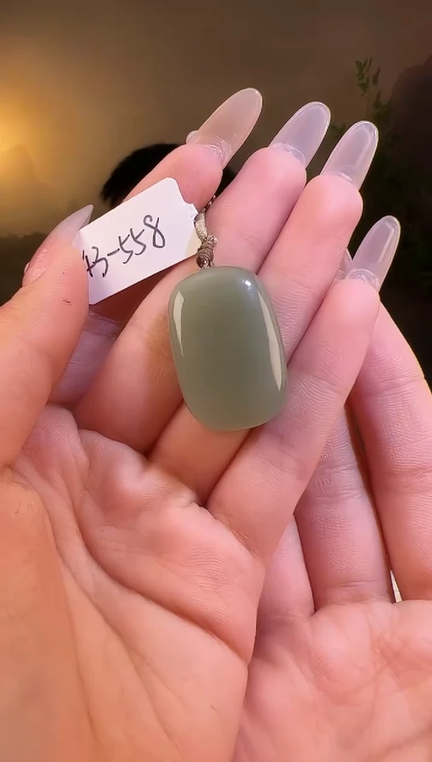 【闪购商品】和田玉颈饰未镶嵌无事牌558