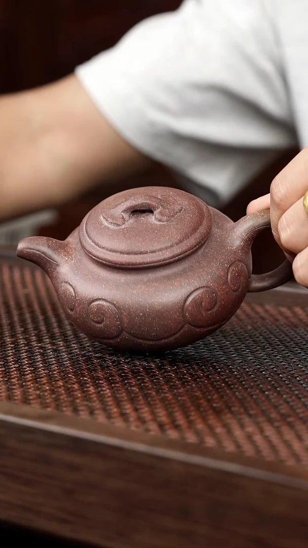 茶壶紫砂岩中泥仿古如意{没有如意纹}
