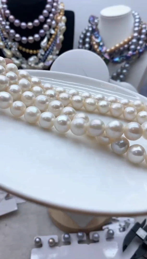 【闪购商品】淡水珍珠颈饰钛钢13