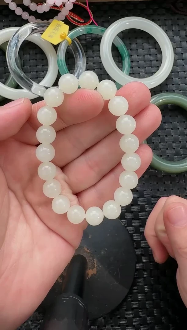 颈饰未镶嵌和田玉10mm手串